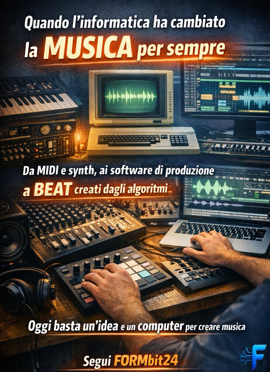 Quando la tecnologia ha incontrato la musica… è nata una rivoluzione.
Guarda il video qui: youtube.com/shorts/tKlwumZ…
#MusicaDigitale #TecnologiaCreativa #MIDI #SoundDesign #MusicaElettronica #Informatica #BeatMaker #DigitalMusic #Cubase #FLStudio #ProTools #FORMbit24 #TechCulture