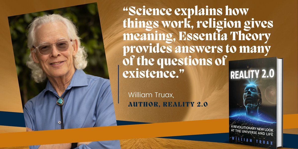 AuthorNetwork's tweet image. “We are conscious beings with minds housed in evolved animal bodies.”— William Truax, Author #Spirituality #HumanNature @abookpublicist amazon.com/Reality-2-0-Re… #IAN1 #IARTG #intellectualreads