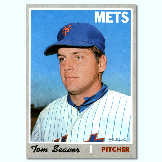 BSmile's tweet image. Classic 1970 Topps Tom Seaver Baseball Card #MLB #Mets #Legend