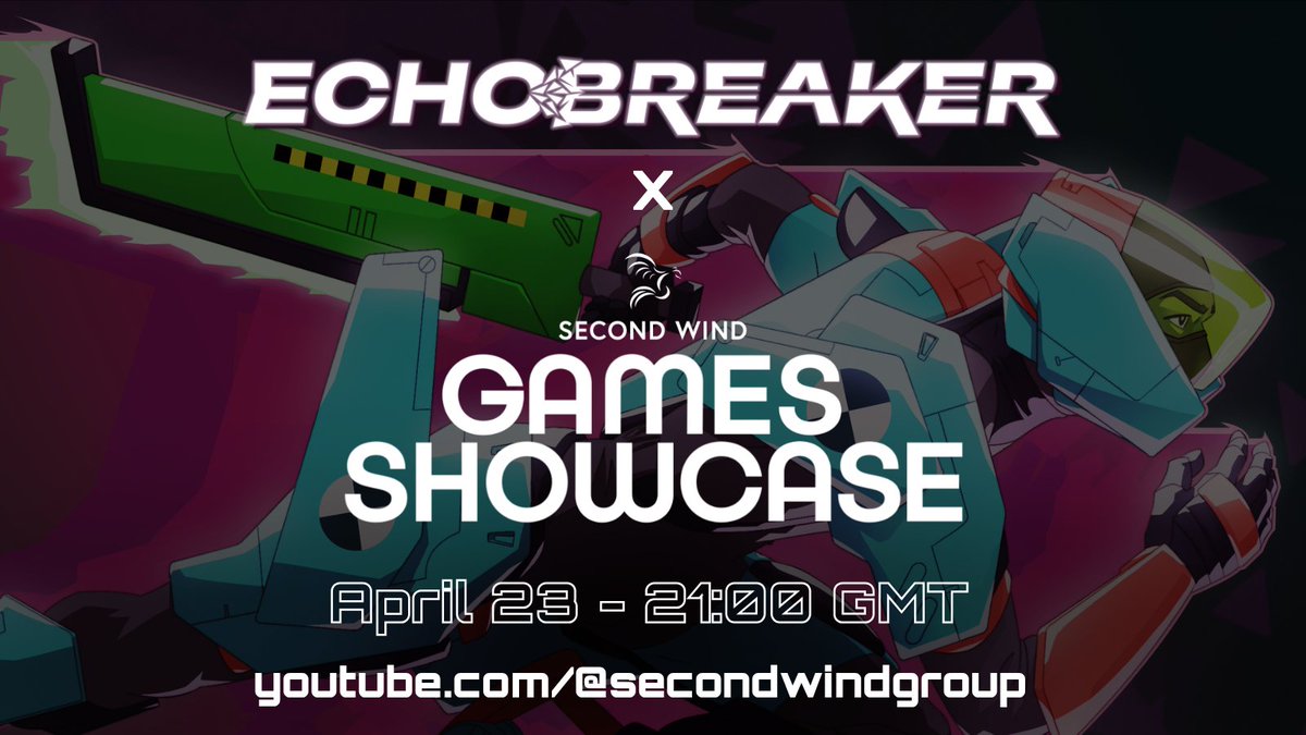 UpstreamArcade's tweet photo. Hey there, Pilots!

We're in the Second Wind Games Showcase! @SecondWindGroup 

Ad and Paddy from our Upstream dream team spill all about creating Echobreaker. Trust us, you're going to want to tune in for more news! 👀🫡

🤖 April 23 - 21:00 GMT

https://t.co/hxmFWTtwhX https://t.co/2L1RTPwLQw