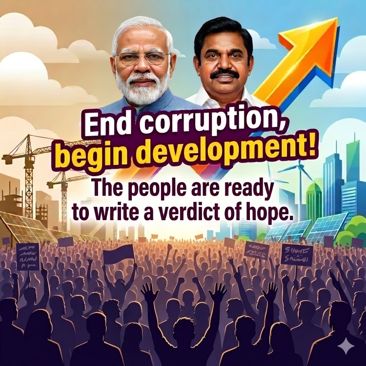 Indian_Analyzer's tweet photo. The voice of Tamil Nadu is clear and it is growing louder. Enough of governance that serves the few. Enough of promises that disappear after election day.
The people are ready to write something different this time. #NDATNVictoryLoading https://t.co/YRr3VtXECT