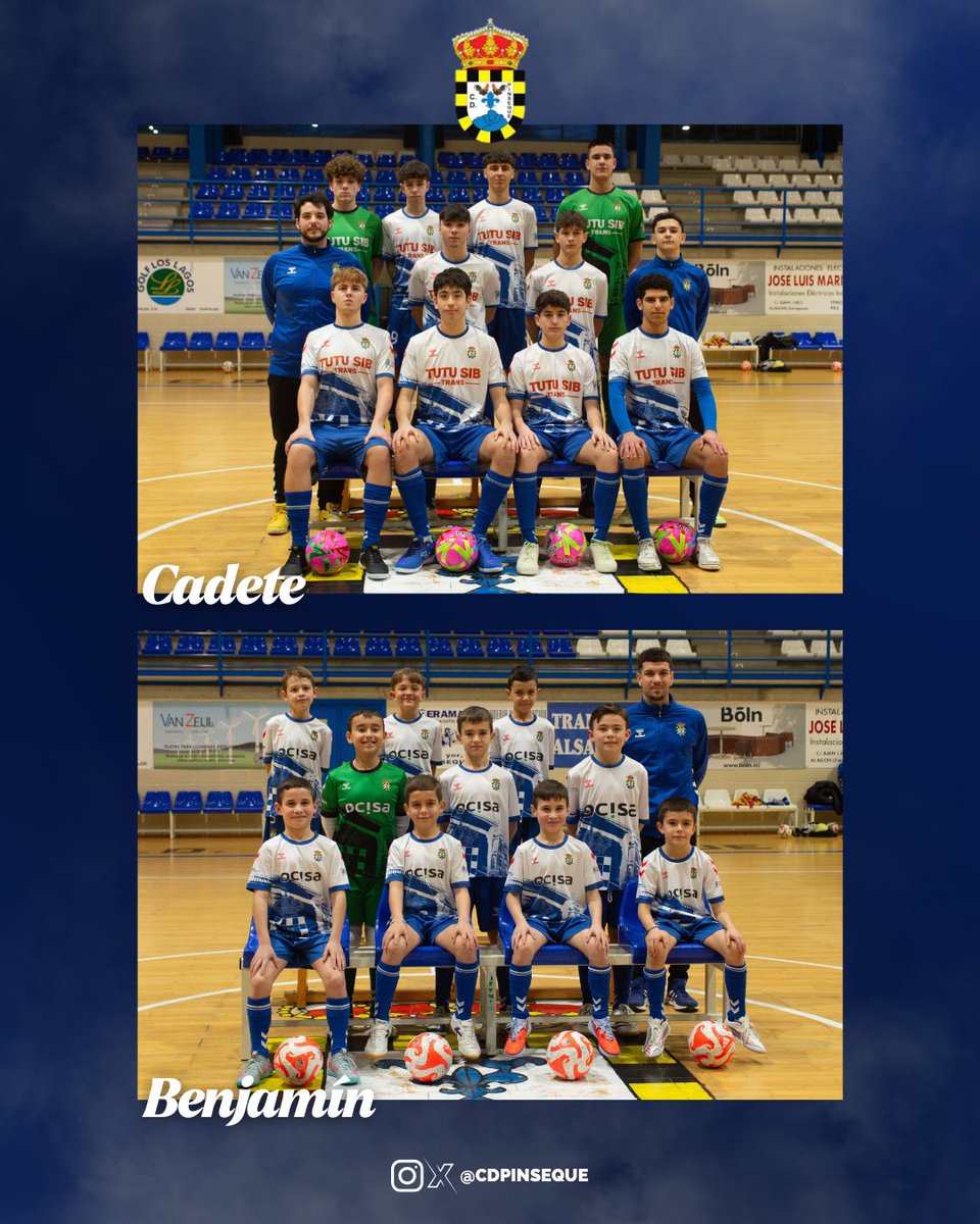 Doble alegría en el club 💙⚽

Nuestros 𝐜𝐚𝐝𝐞𝐭𝐞𝐬 𝐲 𝐛𝐞𝐧𝐣𝐚𝐦𝐢𝐧𝐞𝐬 se clasifican para el Campeonato de Aragón.

⚽️ Benjamín 9-10 de Mayo en Canfranc.
⚽️ Cadete 16-17 de Mayo en Borja.

👏🏻 ¡Enhorabuena a jugadores y cuerpo técnico!