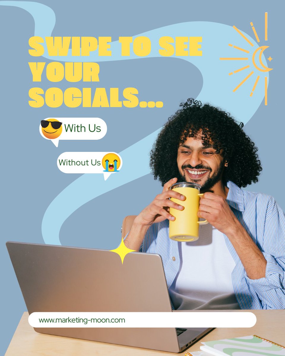MoonMediaIowa's tweet photo. Your socials… two different moods 😎 vs 😭

The difference?
A strategy that actually works.

Swipe to see the glow-up 👉
DM us to make it yours 🚀
#SocialMediaMarketing #ContentStrategy #BrandGrowth #DigitalMarketing #InstagramGrowth https://t.co/QyLrbcwYQN