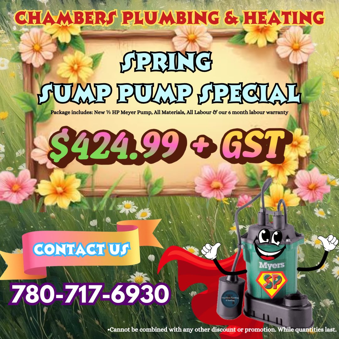 CPHEdmonton's tweet photo. We are extending our Show Specials! Until May 31st, you can SAVE BIG on water heaters, hydro furnaces, water softeners &amp; poly b replacements! See our website for all the promo details 💪🏻

https://t.co/xksXb3NtoR https://t.co/7m86u3LjAX