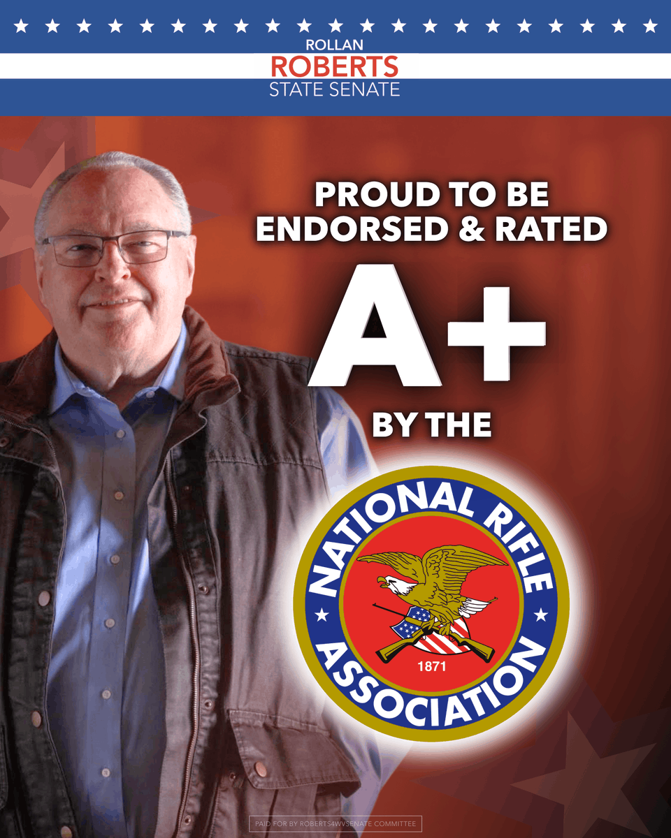 Roberts4WV's tweet image. Proud to earn an A+ rating from the NRA.

In WV, we don’t apologize for standing up for our constitutional rights. I’ll always defend 2A and make sure law-abiding citizens can protect themselves, their families, and their way of life.

That’s not changing.

#NRA #Pro2A #WVPol