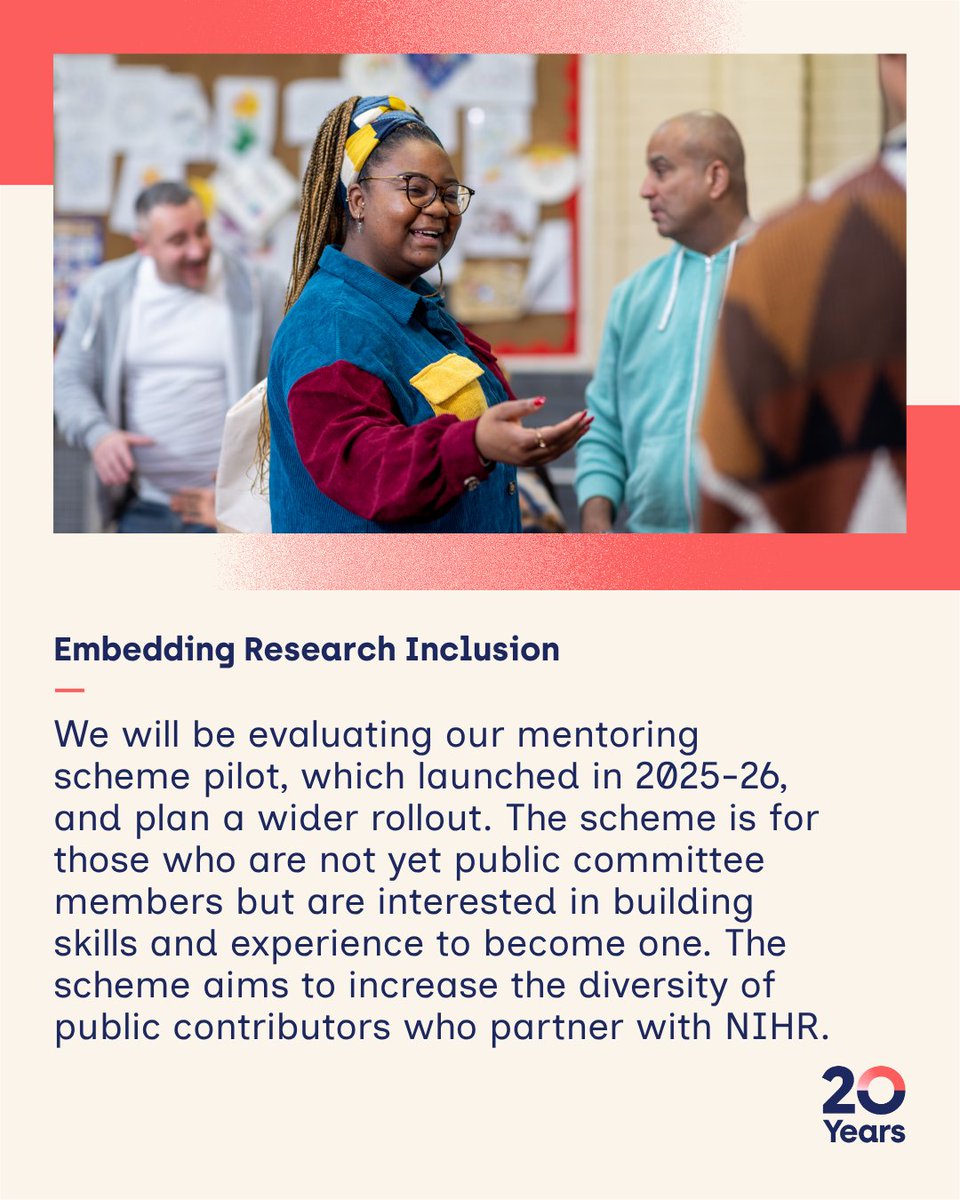 NIHRinvolvement's tweet photo. We're committed to working with patients, service users, carers and communities to shape our work. We call this public partnerships, and it's how we ensure that our research reflects what matters to people and communities, and meets their needs.
https://t.co/CGuHmoAd0r https://t.co/KB1WZIPFvL