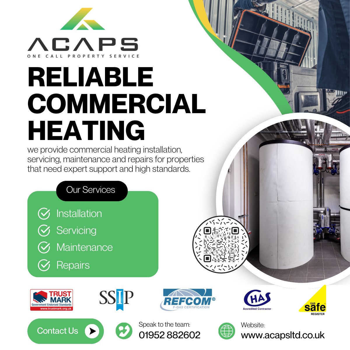 mawebdesign_uk's tweet image. Good ventilation is not a luxury. It is a vital part of a safe, efficient and comfortable commercial environment.
Request a quotation via our website 👇
acapsltd.co.uk/get-quote
#Quickturnaround #waterheater #Heating #Ventilation #Aircon #HVAC @AcapsLtd