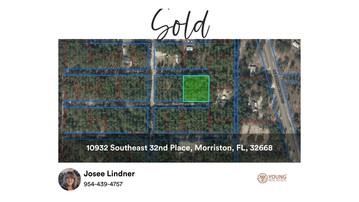 JoseeAML's tweet photo. 📍 10932 Southeast 32nd Place, Morriston, FL, 32668

My latest sale on RateMyAgent.
FL 3411879
https://t.co/X1MOFuswup

...
#ratemyagent #realestate #YOUNG_REAL_ESTATE https://t.co/nGn5EdzegK