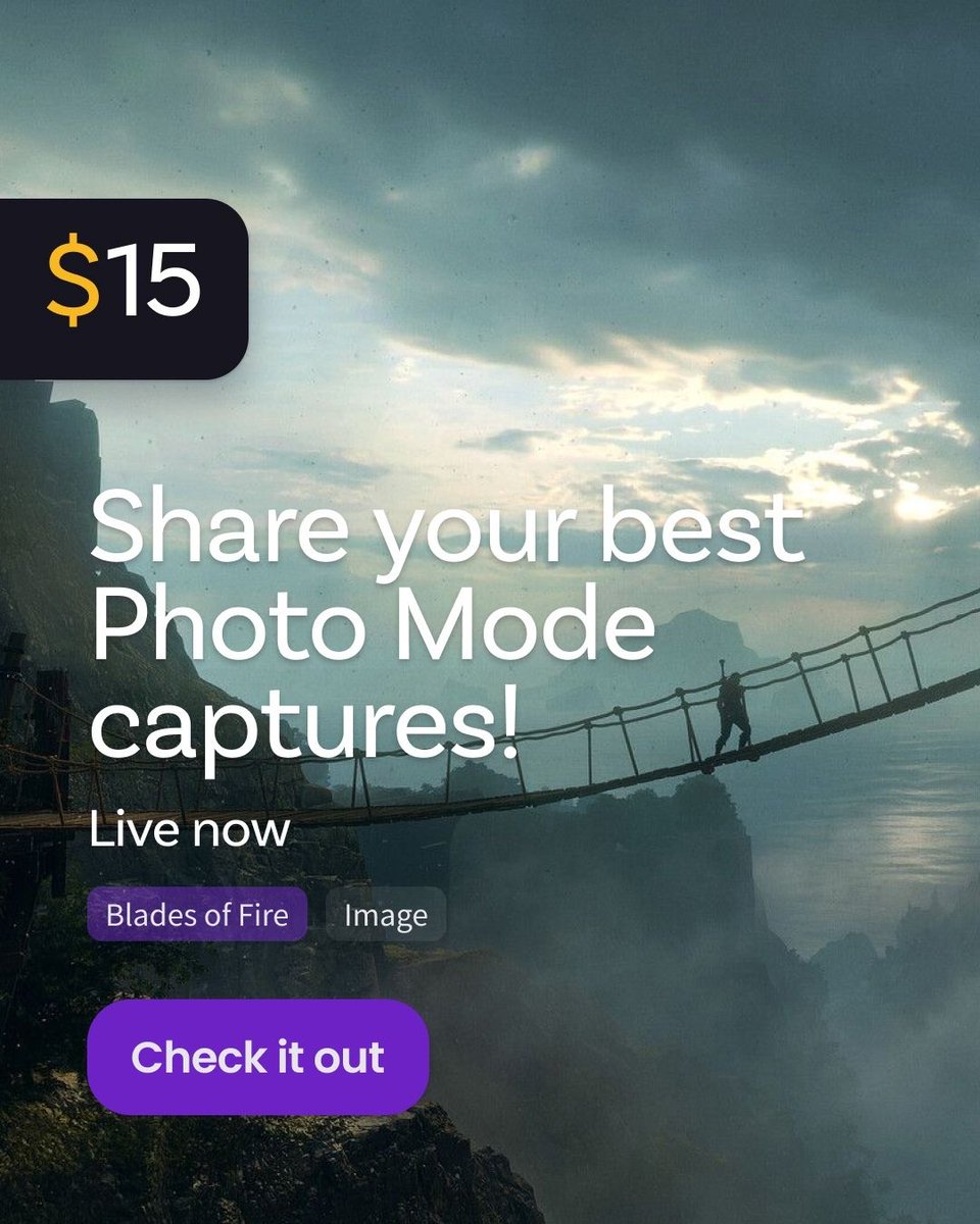 JustAbout__'s tweet photo. The beautiful @Blades_of_Fire just added a Photo Mode to its Steam Demo!

Try it for free AND win real-money prizes for sharing your best captures and short videos.

You know where to click: https://t.co/TADyT3rFR2

@505_Games #BoFInFocus https://t.co/Kiud9U9Pr7