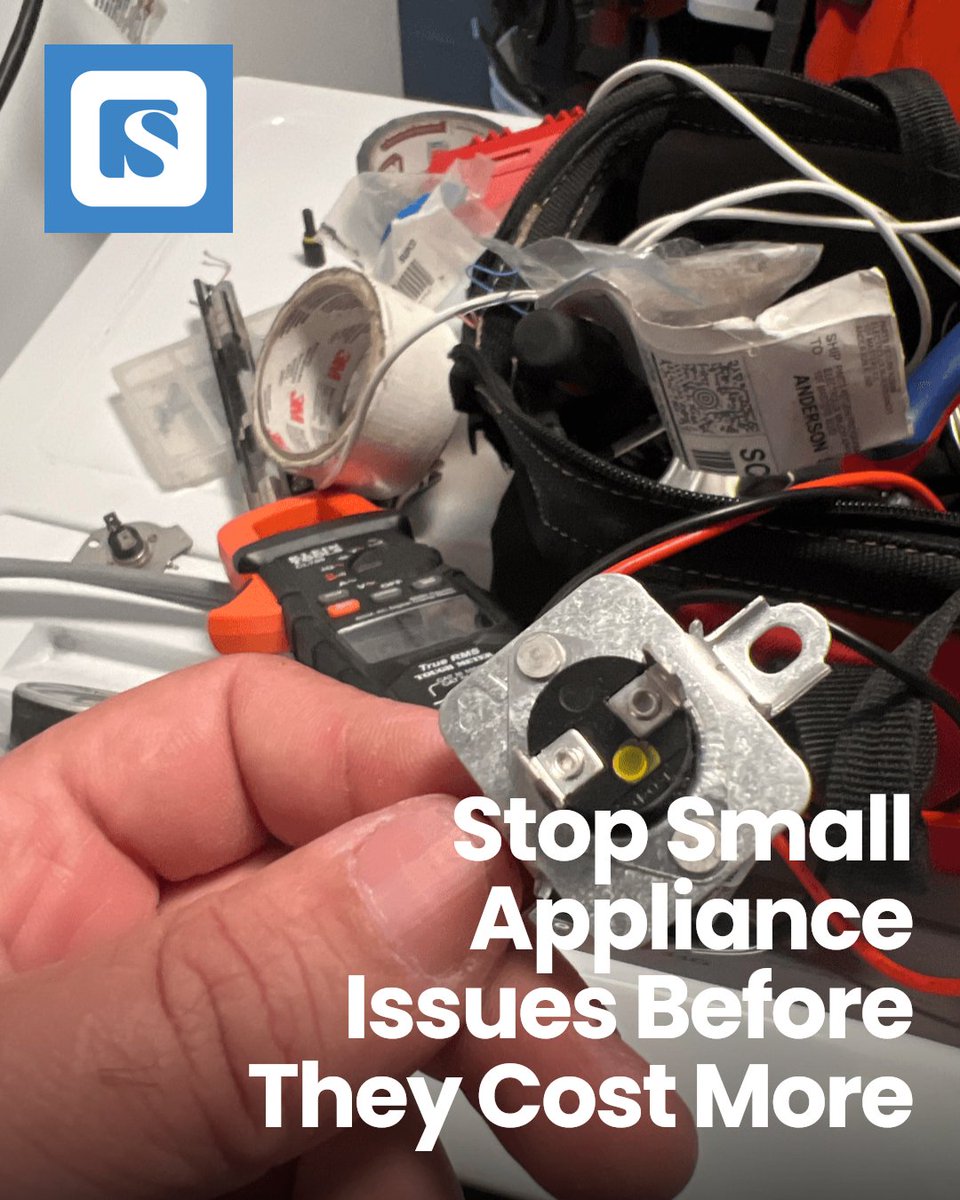 skillram's tweet image. Ignoring small appliance issues can lead to costly repairs fast. Don't wait until a minor glitch turns into a major problem. Book a verified Skillram technician today and save yourself the headache. Need help now? #furniture #plumber #moving #appliance #tvmounting