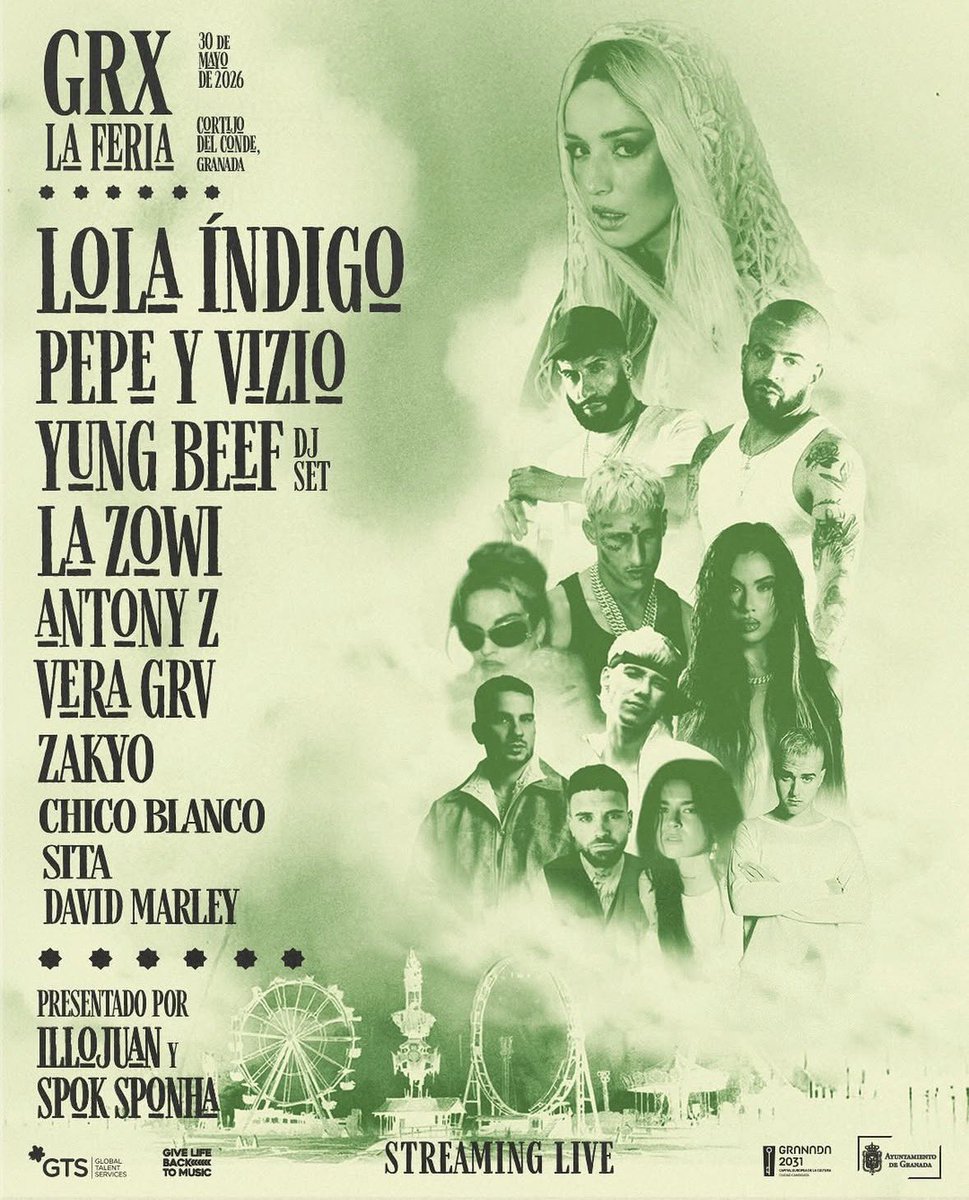 SE VENDEN 5 ENTRADAS PARA GRX LA FERIA EL 30 DE MAYO (mas barata que en la web) ‼️‼️‼️‼️
