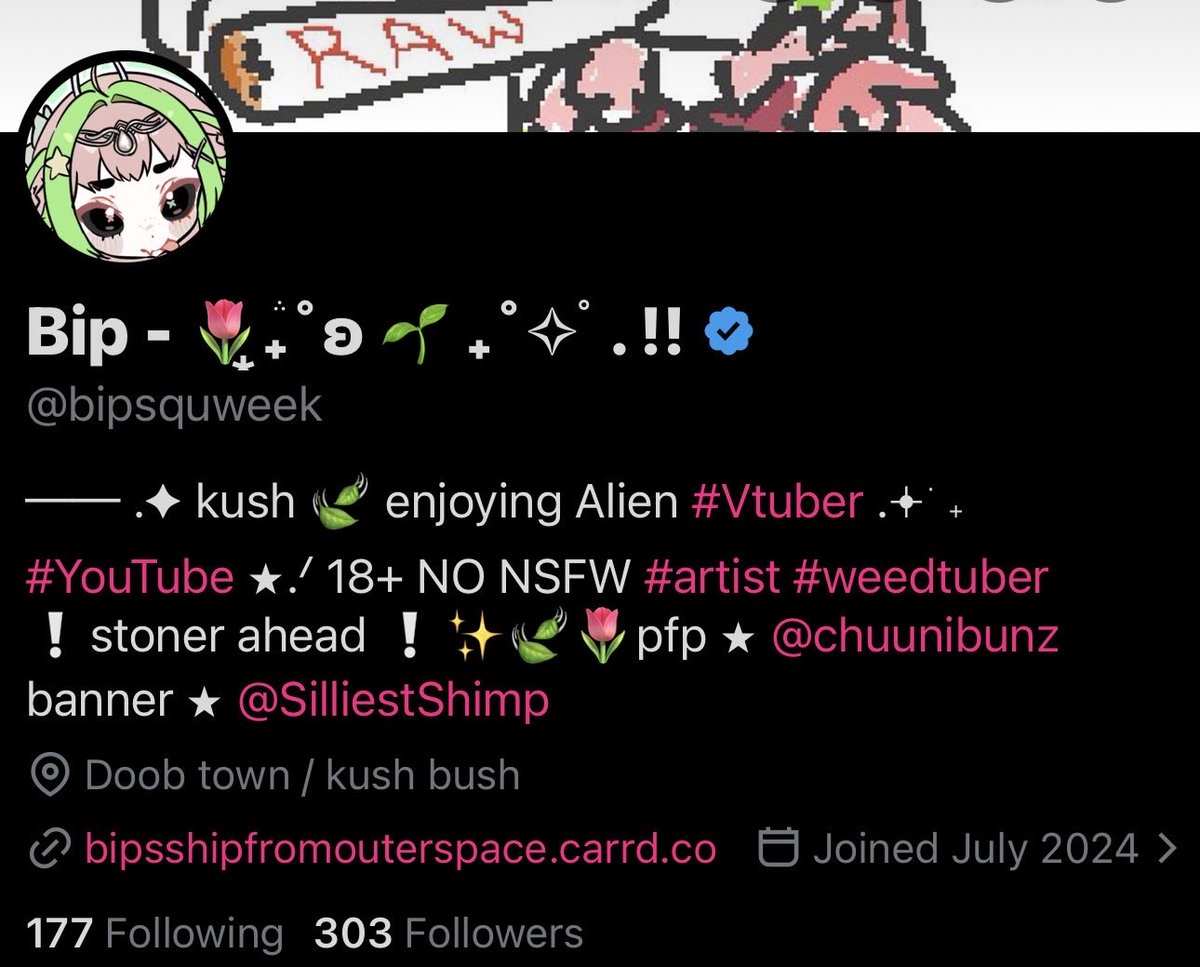Heeeyy heyyy heyyy~ 

Idk how tf this happened but we hit 300 on the bird app so freaking quick like holy moly. 

Thank you all so much for the love and the support!!!!!! I can’t thank you enough 💚🩷💚

I’ll be streaming again tonight, playing either league or valo for old times