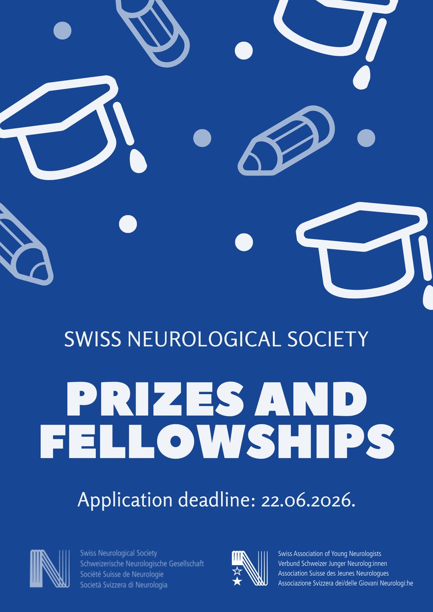 SAYNeuro's tweet photo. Just finished an amazing scientific paper or think of doing research abroad? 

If you answered "Yes❗️" to either, apply today for the Swiss Neurological Society prizes and scholarships:

https://t.co/7MkDMVf4pe

#SAYN #SNS #SNG #YoungNeurologists #Neurology https://t.co/ulb2wPZB4H