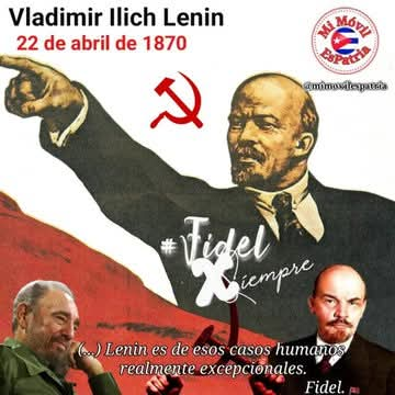 Aniversario 156 del natalicio de Vladimir Ilich Lenin.#CubaMined #PinardelRío #LeninVive