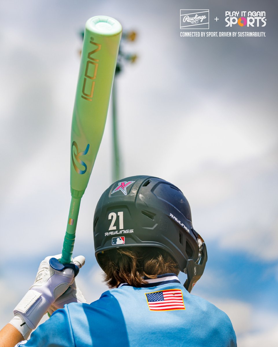 RawlingsSports's tweet photo. This Earth Day, we’re proud to partner with @PlayItAgainSports to help keep quality sports gear in play and out of landfills. By supporting reuse, we’re extending the life of the game—and the gear we love. 🌎 

#EarthDay #PlayItAgainSports https://t.co/VEIsyRCppT