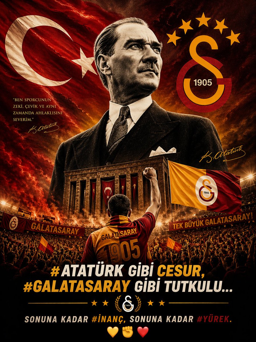 Icardi79597's tweet image. 👑#ultrAslan🦁#BugünGünlerdenGALATASARAY 💪💛🙏❤️🔜 #KONSANTRASYON #GSvGB 💛🦁❤️