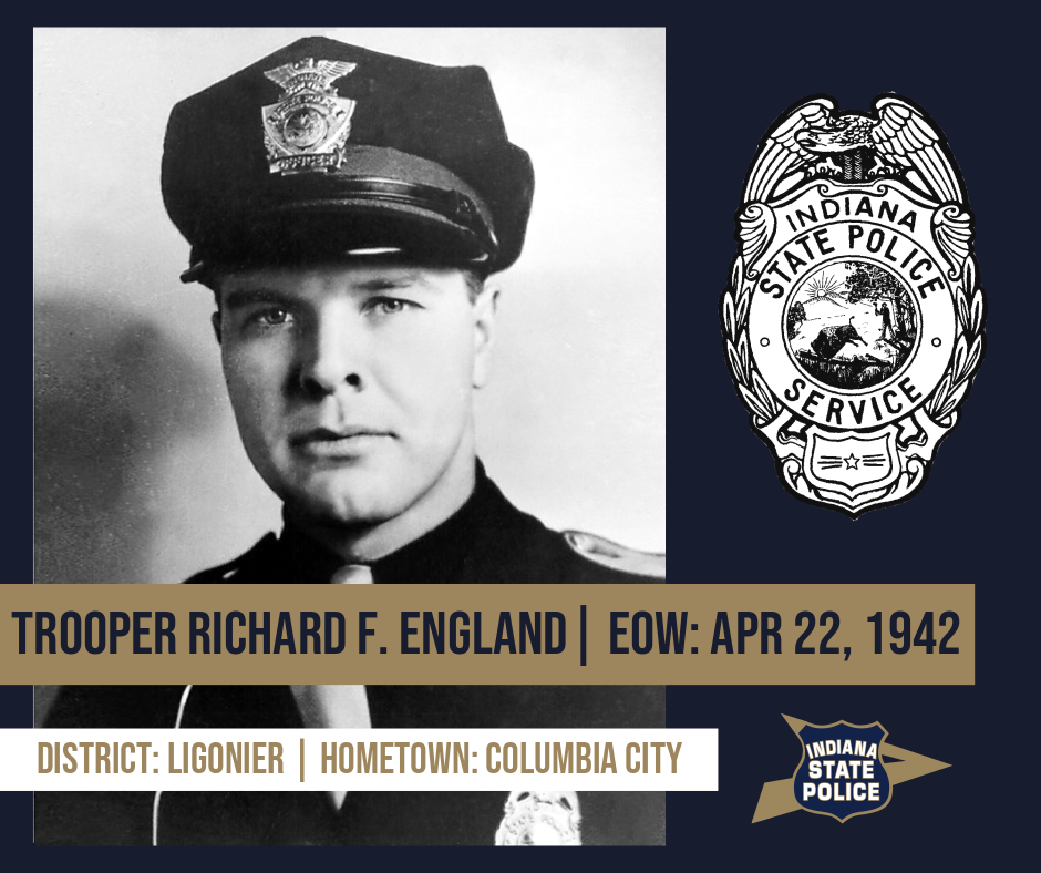 ISPPeru's tweet photo. Eighty-four years ago on this date we lost Trooper Richard F. England.

Always honored, never forgotten. 💙
#ISPremembers #neverforget https://t.co/TAiXP6CQwu