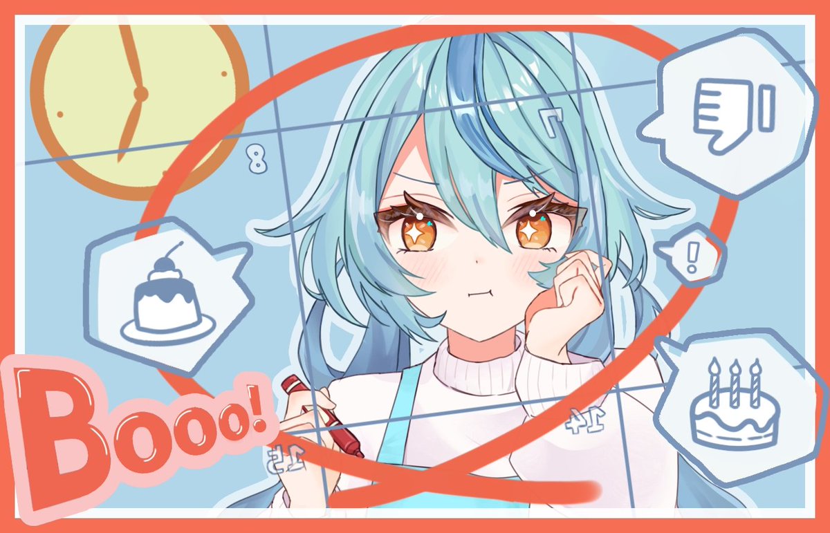 a__omizu's tweet photo. ⚠曲パロ

『　今日が何の日かお忘れですか？　』

#珠乃イラスト https://t.co/QOZWyUJu1w