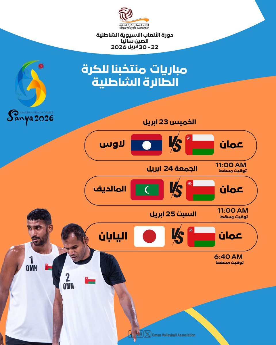 Oman Volleyball Association tweet media