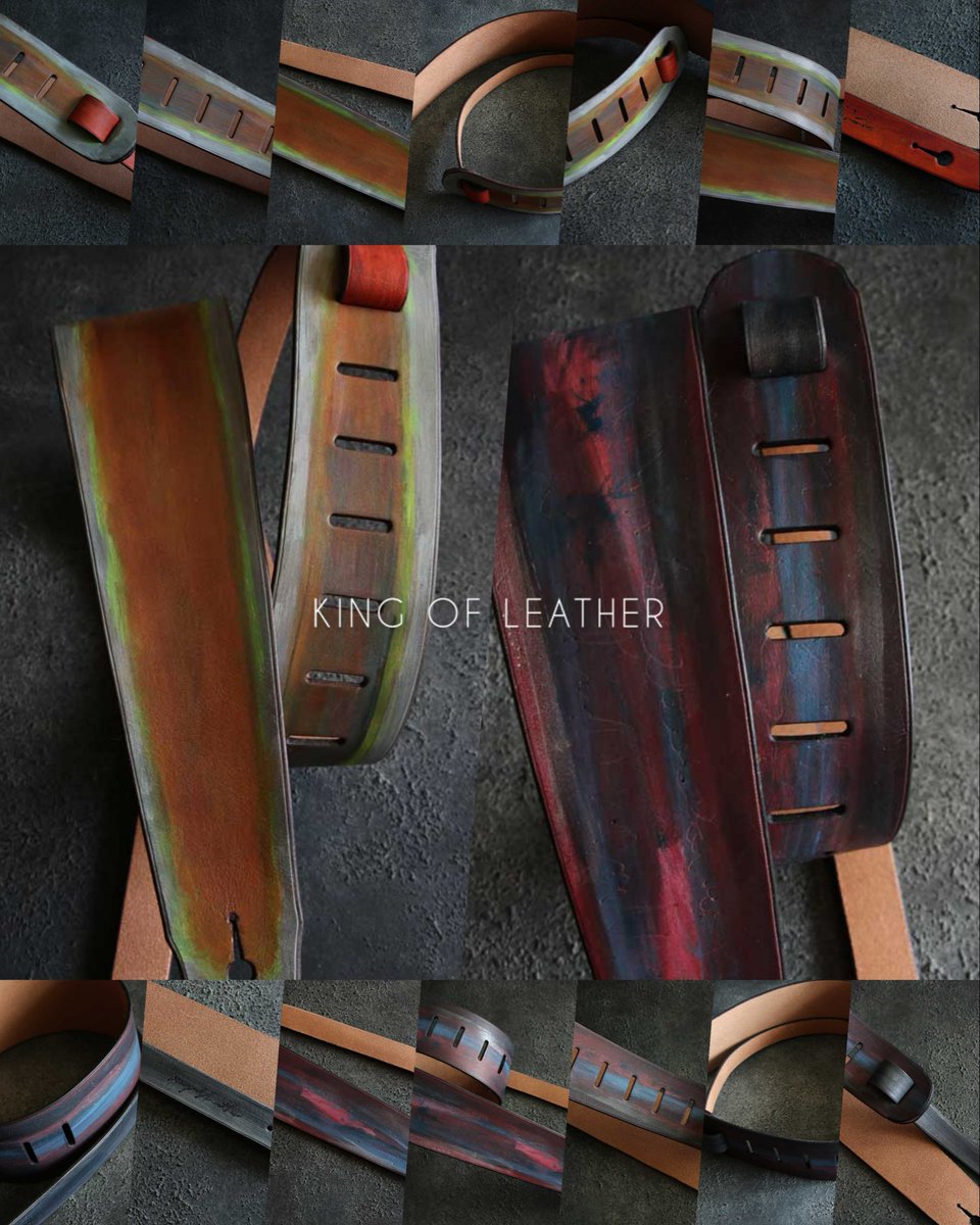 kingofleather's tweet photo. 最高級の栃木多脂革で仕立てたギター・ベースストラップ。
繊維の密度がビシッと詰まった背中部分のみで仕上げたストラップだから、すぐには言うこと聞かないかもしれないですが、人生長い時間をかけて育ててくださいね。

#KINGOFLEATHER
#ギターストラップ
#ベースストラップ
#guitarstrap https://t.co/iXTHpkwZwO