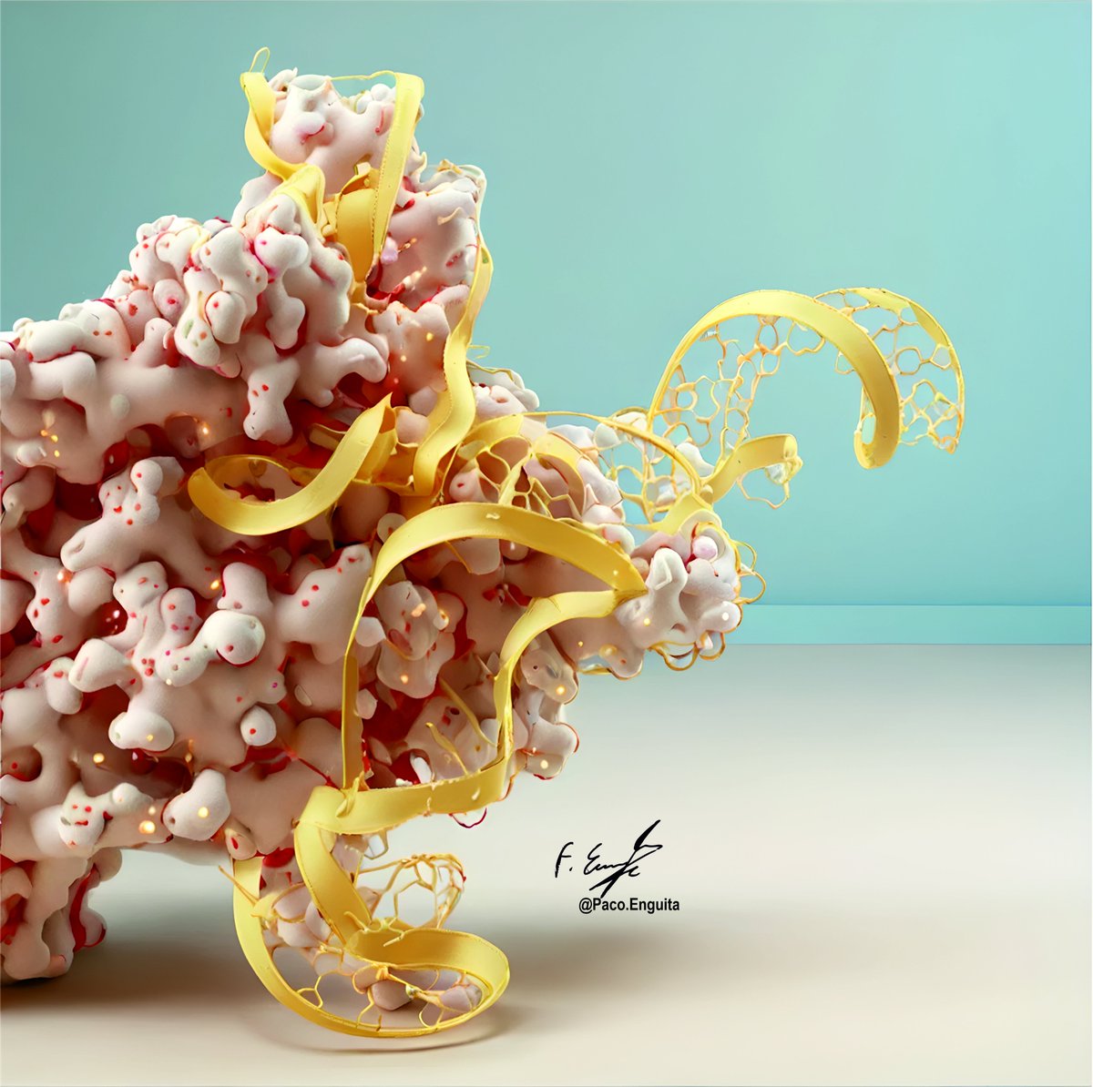 fenguita's tweet photo. CryoEM structure of DRT2-RT-ncRNA binary complex from Klebsiella pneumoniae (PDB code: 9JL3) #scivis #molecularart @dzine_ai @proteinimaging 
https://t.co/FKQ8wrW3Gl https://t.co/yP21psIo2o