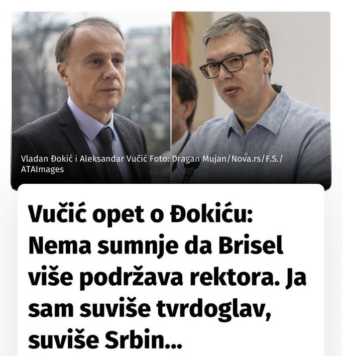 Dobar Loš Vučić tweet media