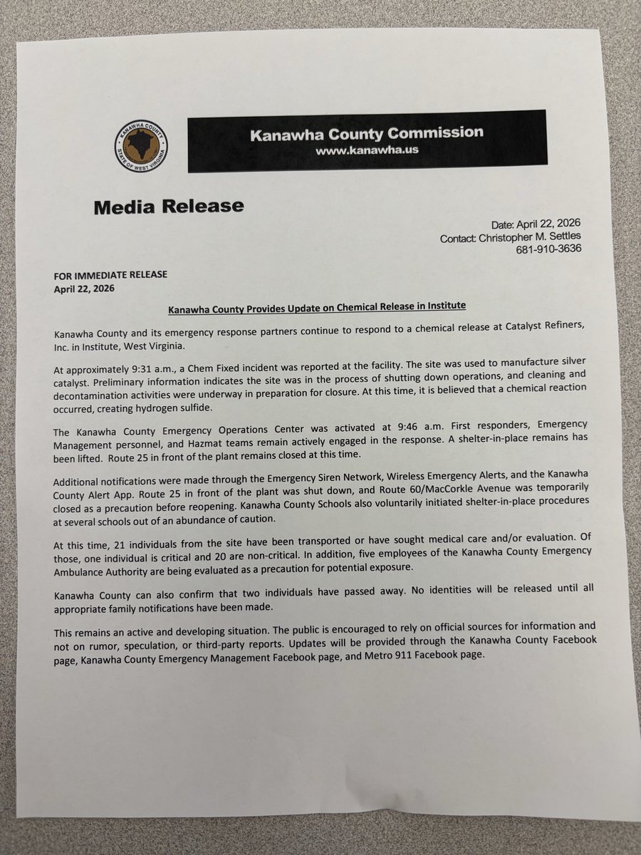 Kanawha County tweet media