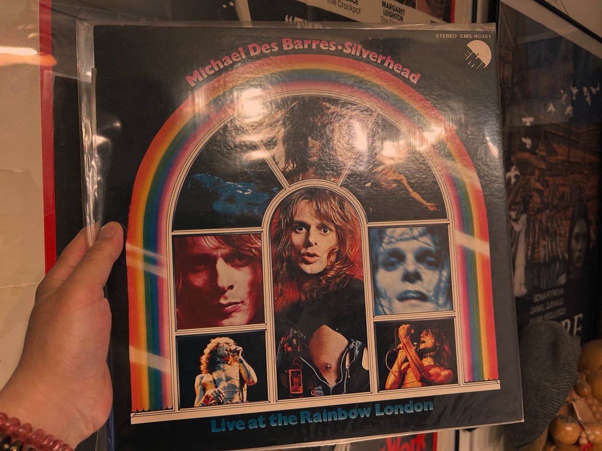 tapes20187445's tweet image. 大好きな彼等のライブ盤。
#LiveAtTheRainbowLondon by #MichaelDesBarres ,#Silverhead (EMI/EMS-80351/日/1975)
#足立発潜伏対応触盤歴2026