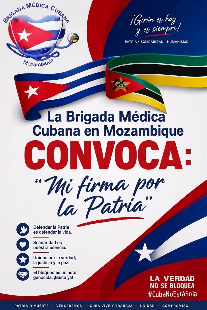 Brigada Médica Cubana de Maputo, Mozambique tweet media