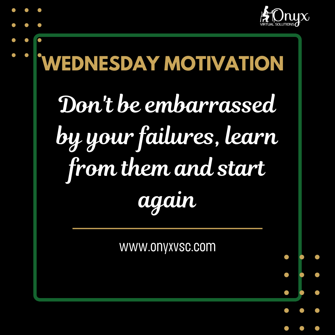 onyxvsc's tweet image. Remember, every mistake brings you closer to success. With this mindset, you'll be unstoppable!
 #WednesdayMotivation #FailureIsNotTheEnd #LearnFromMistakes