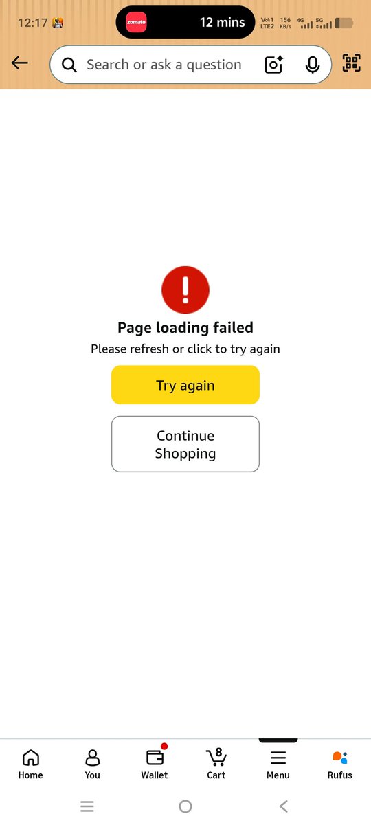 dared2say's tweet photo. @AmazonHelp Are you guys dumb or bot?
When I click raise query, the page does not load, it fails, how do you expect me to raise the complaint?

@amazonIN
@AmazonHelp @amazon https://t.co/MBmtzZEnrC