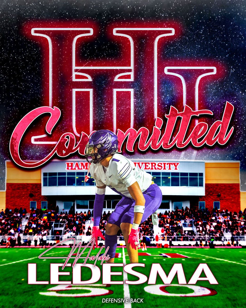 Malakiled's tweet photo. 100% committed #thankyoujesus
I am excited and blessed to announce my commitment to the university of Hamline to continue my education and play football. I want to thank God, family, friends and coaches for being here for me in this process. I couldn’t have done it without you https://t.co/YNi4de1UvA