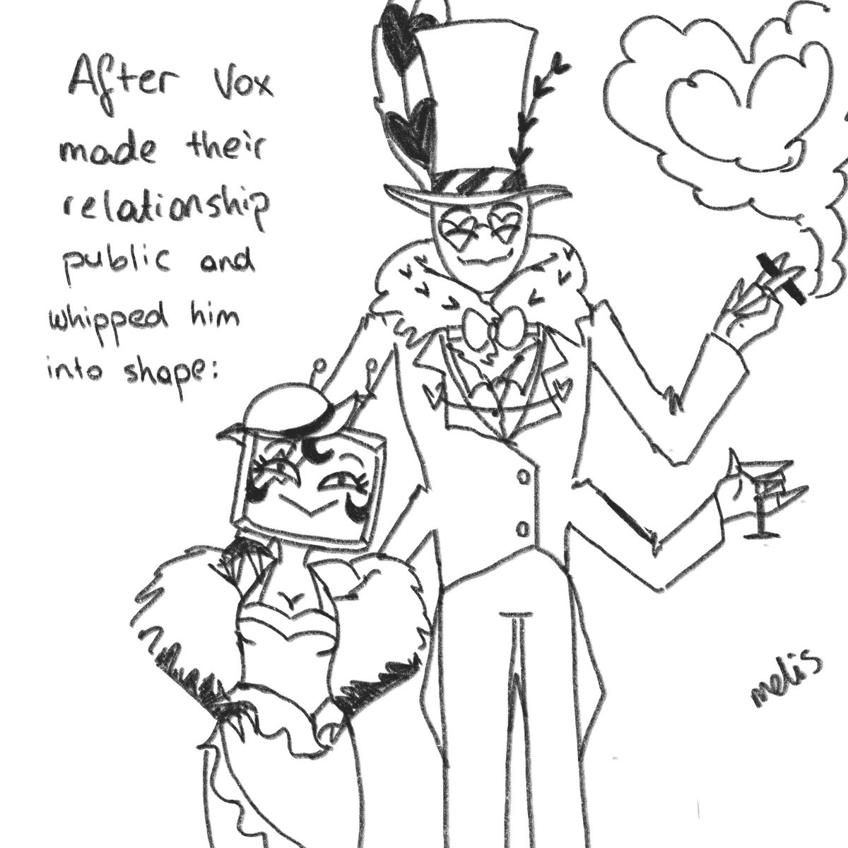 melishnm322's tweet photo. Any excuse to draw Female Vox man…
#mothstatic #valvox #hazbinhotel https://t.co/BIWrIGRx06