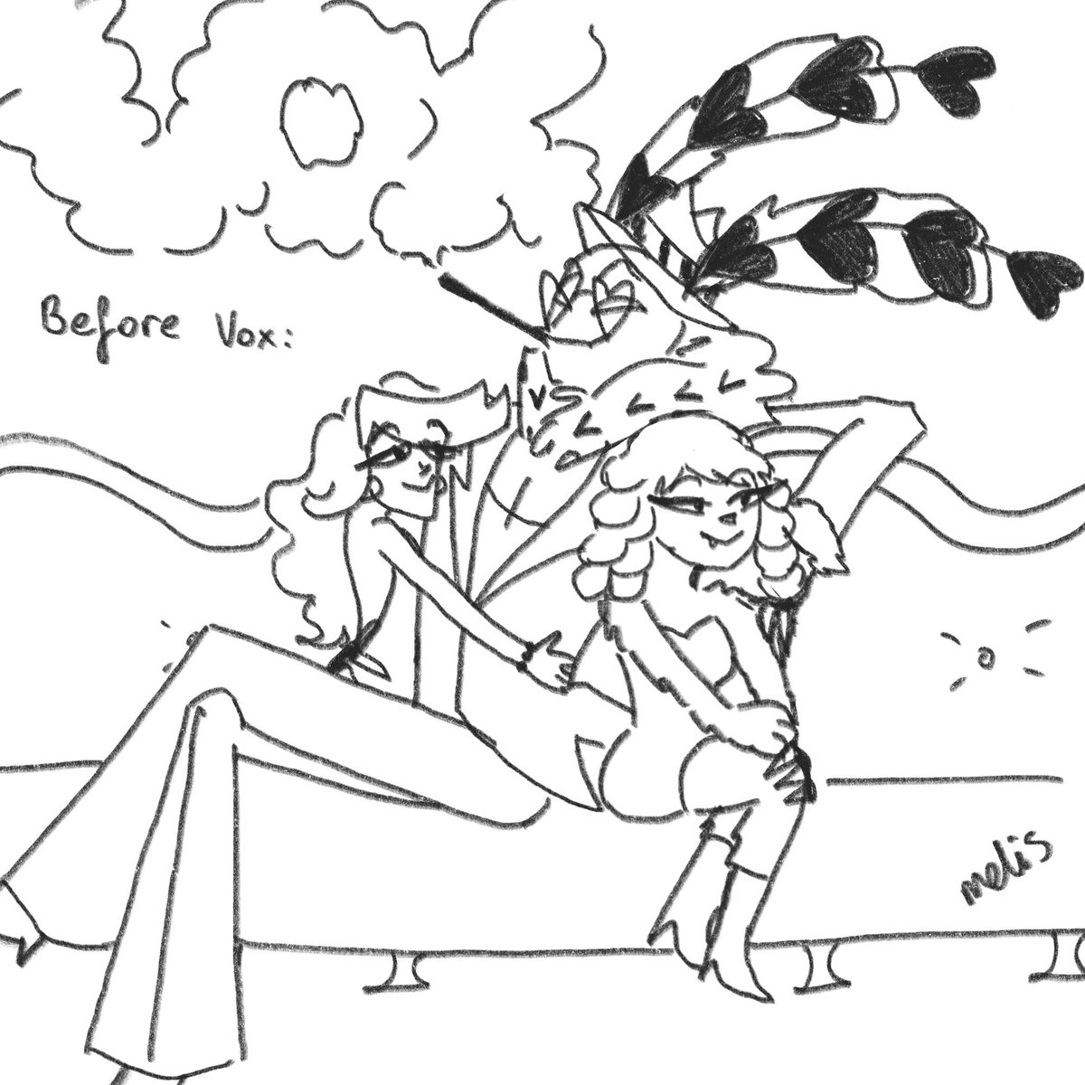 melishnm322's tweet photo. Any excuse to draw Female Vox man…
#mothstatic #valvox #hazbinhotel https://t.co/BIWrIGRx06