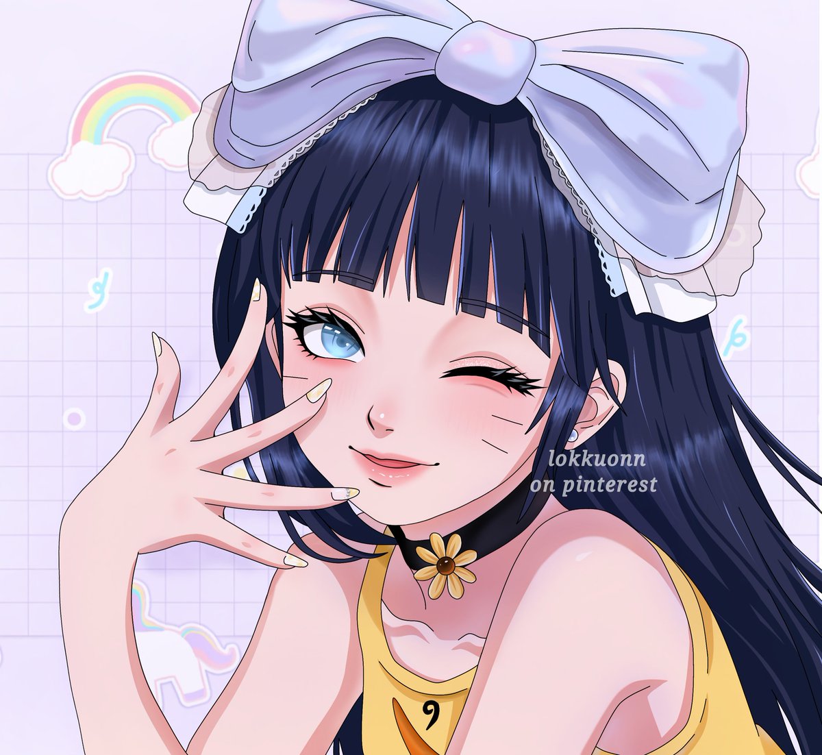 himawari様確認用 Himawari Uzumaki Made by me #borutotwobluevortex #HimawariUzumaki