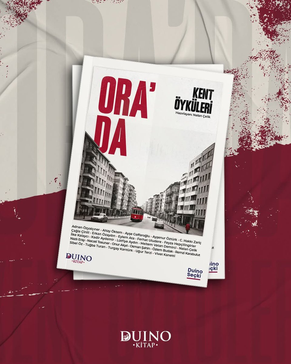 SiirKadinSaclar's tweet photo. @DuinoKitap adına yayına hazırladığım seçki.

📣 Ora'da - Kent Öyküleri şimdi Trendyol’da ön satışta!

https://t.co/wETqDRuCr0

#öykü #orada #kentöyküleri #seçki #duinoseçki #edebiyat #yazar #kitap #duinokitap https://t.co/5Fb07qrgYj
