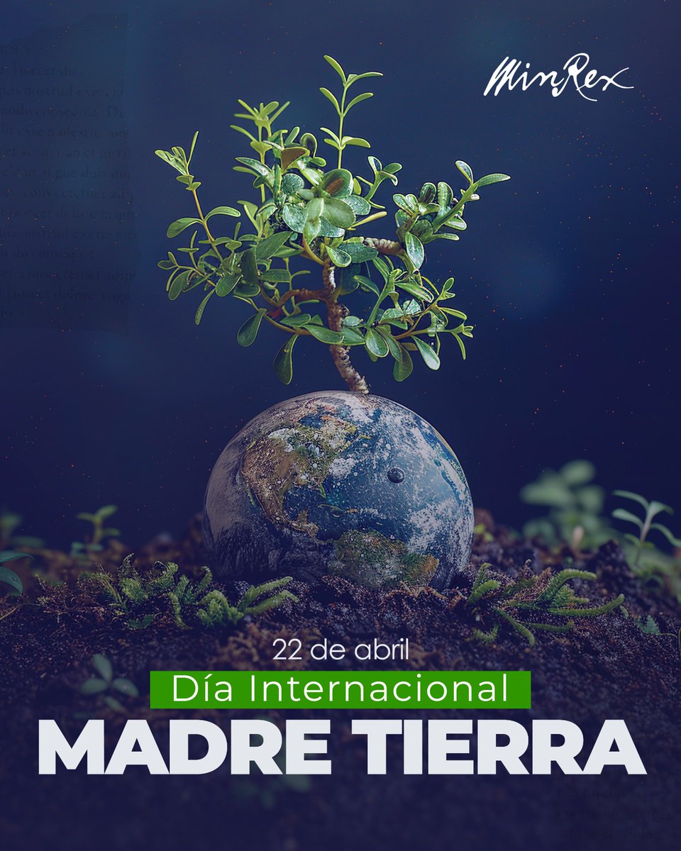 Día Internacional de la Madre Tierra, reiteramos el llamado a revertir los irracionales patrones de producción y consumo del capitalismo, que ponen en riesgo la supervivencia y el bienestar de la humanidad.#EducaciónGranma ,#EducaciónYara