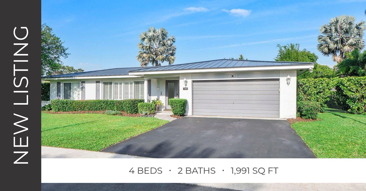 HowardGordonRE's tweet photo. 📍 New Listing 📍 Take a look at this fantastic new property that just hit the market located at 7307 Sw 9th Court, Plantation, Fl 33317 in Plantation. Reach out here or at (305) 924-0393 for more information!

Listed by Lisa D Ech... https://t.co/ZMoChr7aT8 https://t.co/kWJKGDK2Ir
