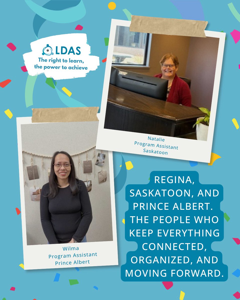 LDASSK's tweet photo. Happy Administrative Professionals Day! 🩵🩵🩵

#LDAS #Saskatoon #Regina #PrinceAlbert https://t.co/P069SuMPFU