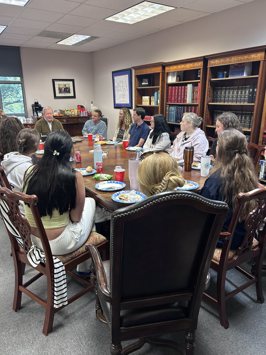 Charleston_Law's tweet photo. The Christian Legal Society at Charleston Law met with President J. Edward Bell III today to share their stories and faith and the legal industry. #CLS #CharlestonLaw #SCLaw https://t.co/L72G6iFnxr