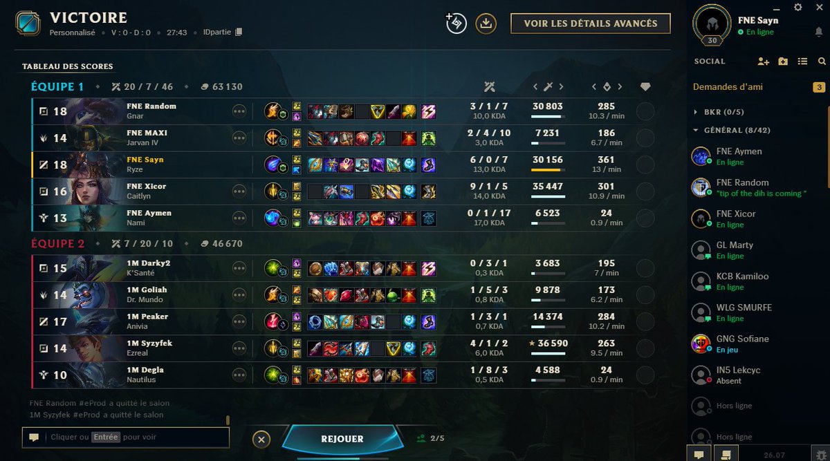 LoL_Saynnn's tweet photo. Moving on to 5-0 13 cs mn doinb hack on ryze  XD ggs my boi hope u can recover @Syzyfekk https://t.co/X2EKxDYC8b
