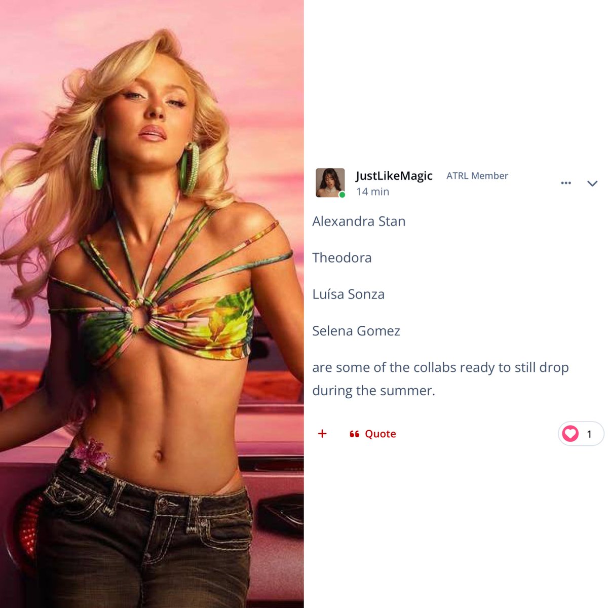 Zara Larsson Daily tweet media