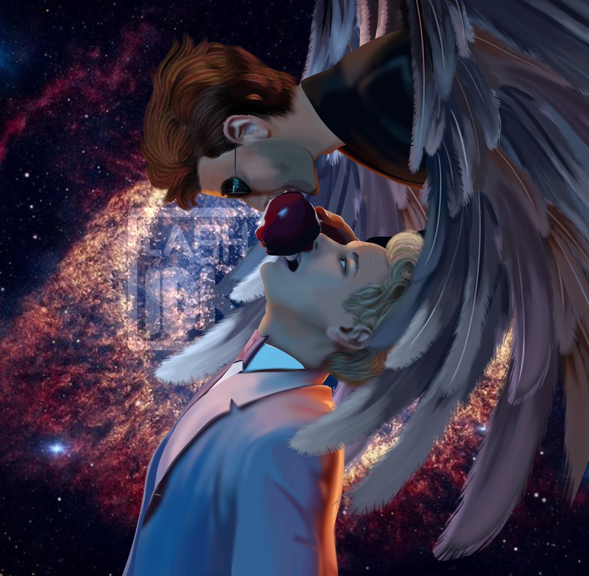 K_rlaidk's tweet photo. #GoodOmens #fanartㅤ https://t.co/N34O7luyyQ