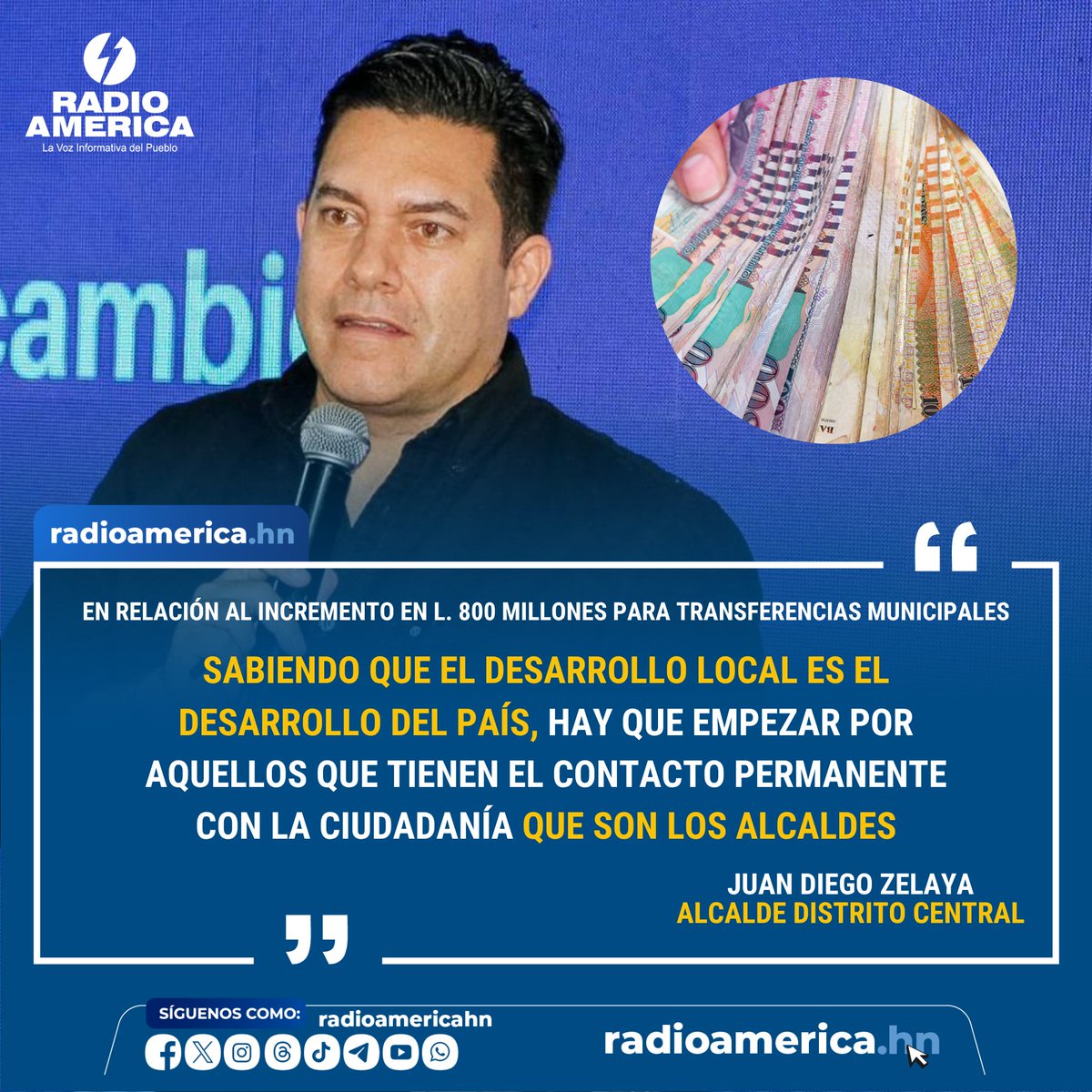 Radio América HN tweet media