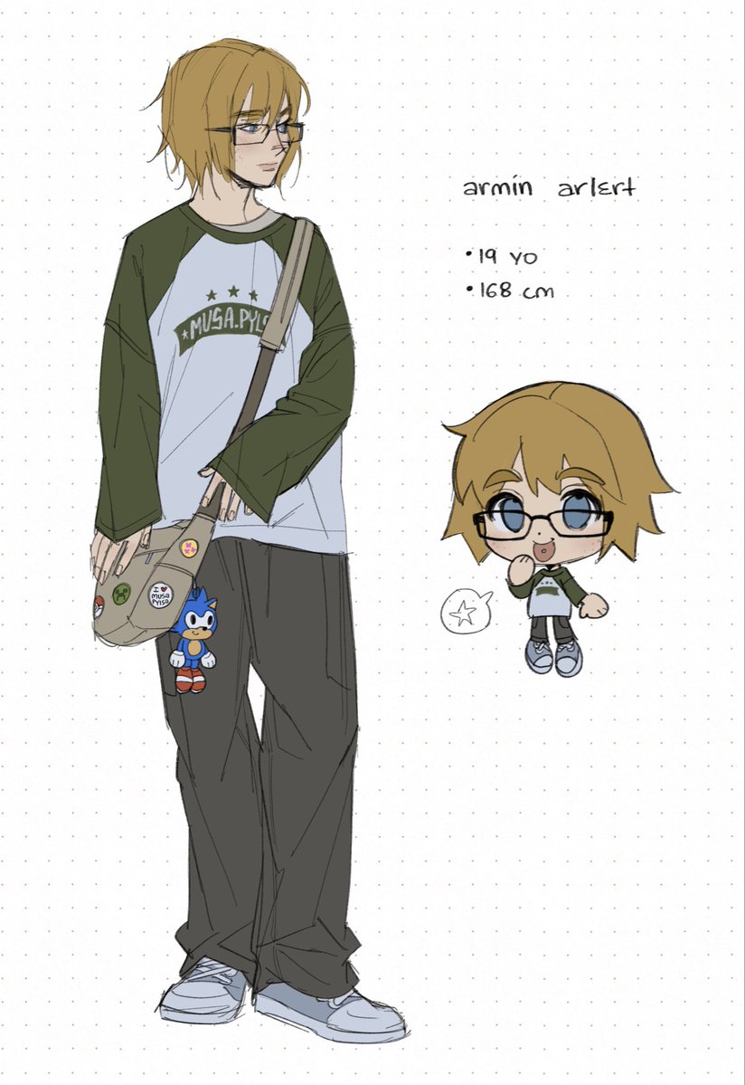 HES SO CUTEEEEEE #attackonschoolcastes #arminarlert