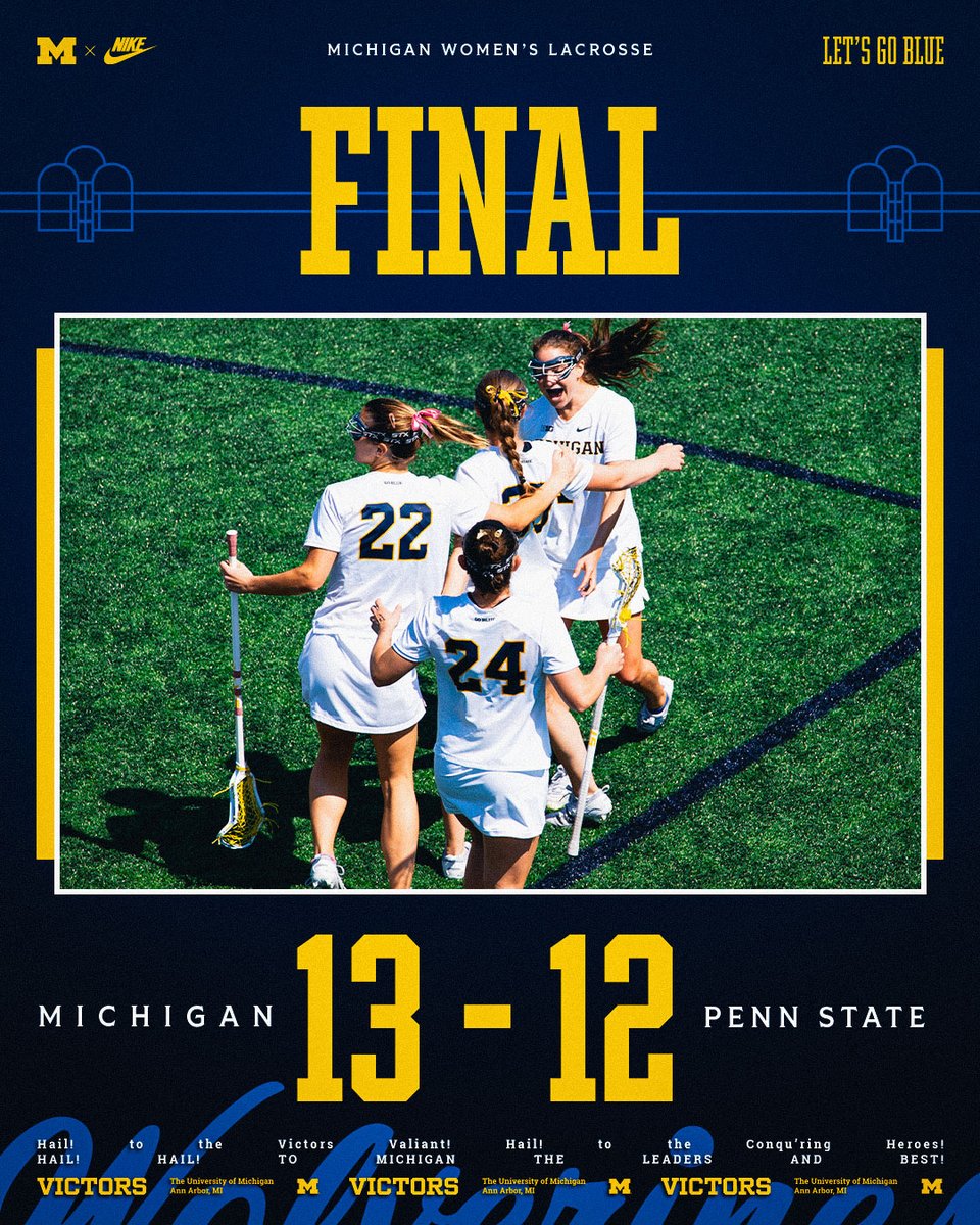 UMichWLAX's tweet photo. Moving on to the semifinals!

#GoBlue https://t.co/b49apJ1Udg