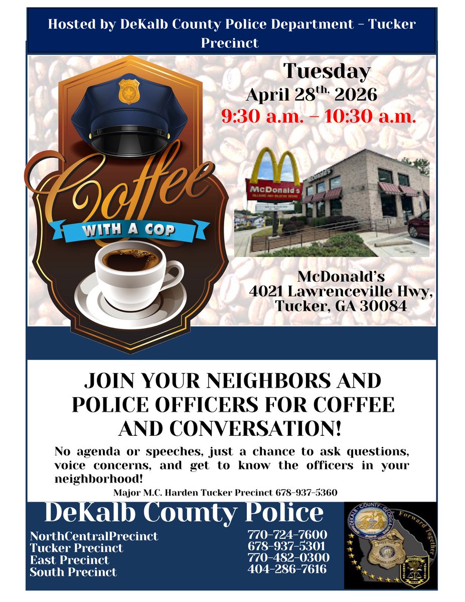 DeKalb County Police Department tweet media
