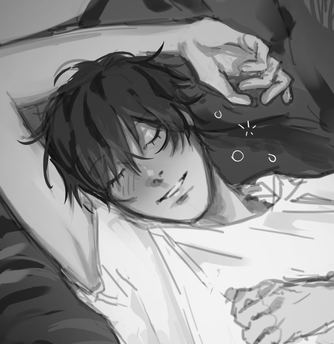 fuck is bro smiling about