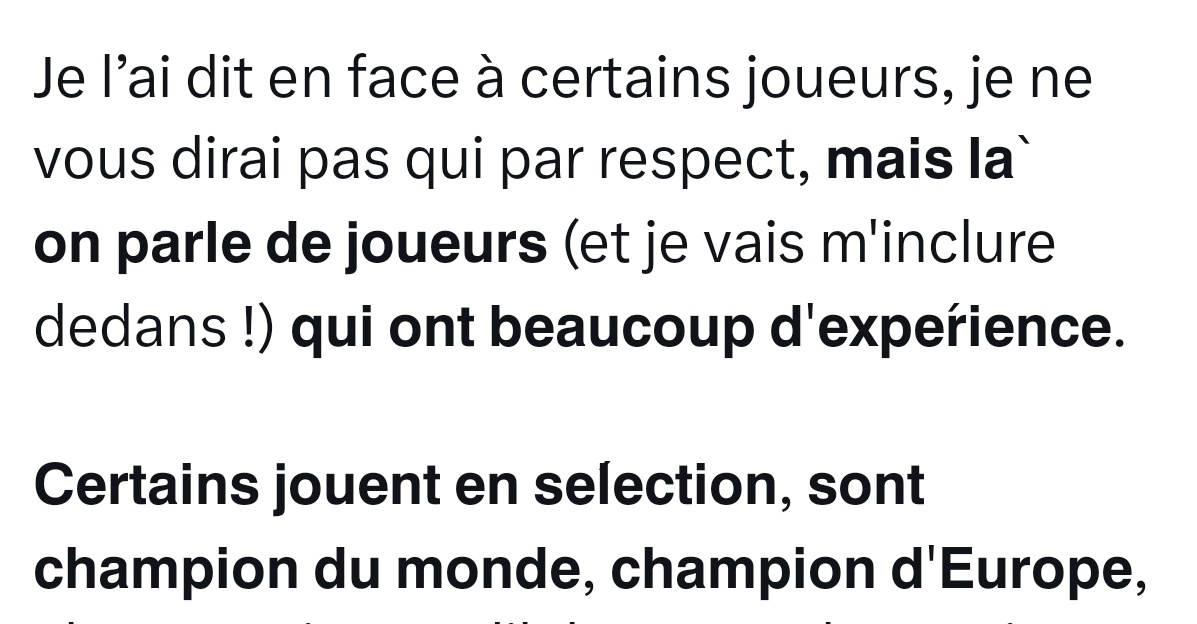 _SamyBou's tweet photo. Je vous dirais pas qui mais je vous dis juste que c'est des mecs qui ont gagner la CDM et la LDC, vous avez 4h https://t.co/h9UIOuclSp