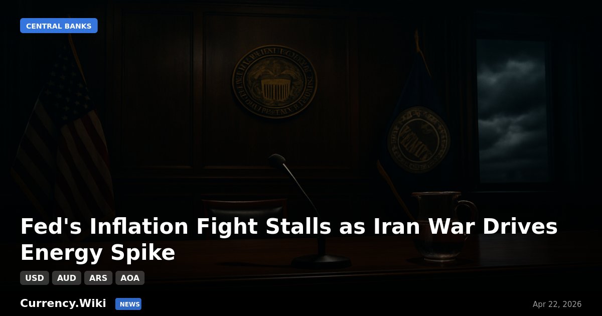 CurrencyWiki's tweet image. 📊 Fed's Inflation Fight Stalls as Iran War Drives Energy Spike

news.currency.wiki/federal-reserv…

#Forex #CentralBank #Iran